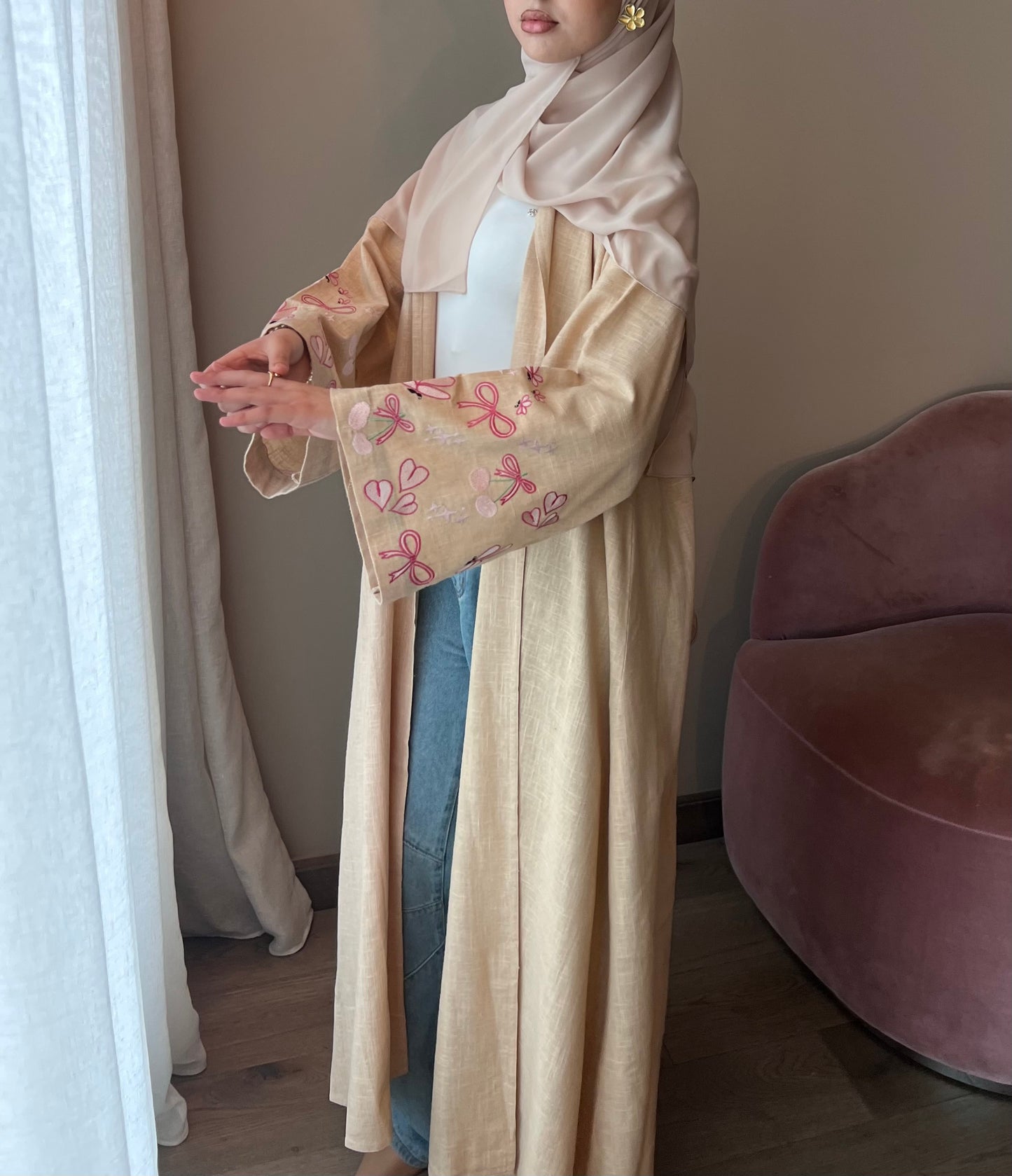 linen abaya (limited edition)