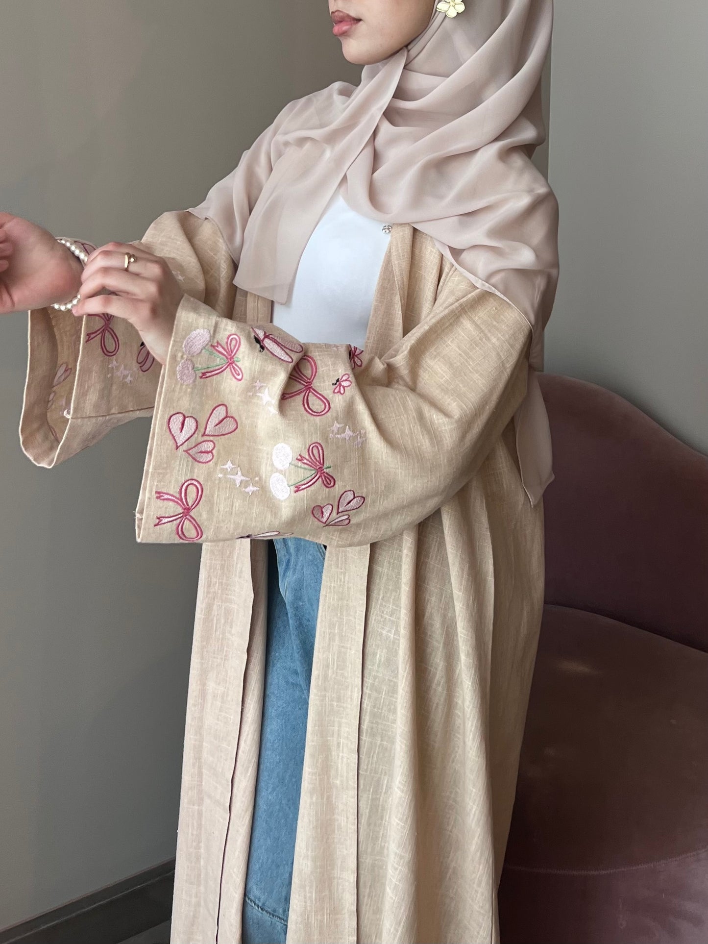 linen abaya (limited edition)