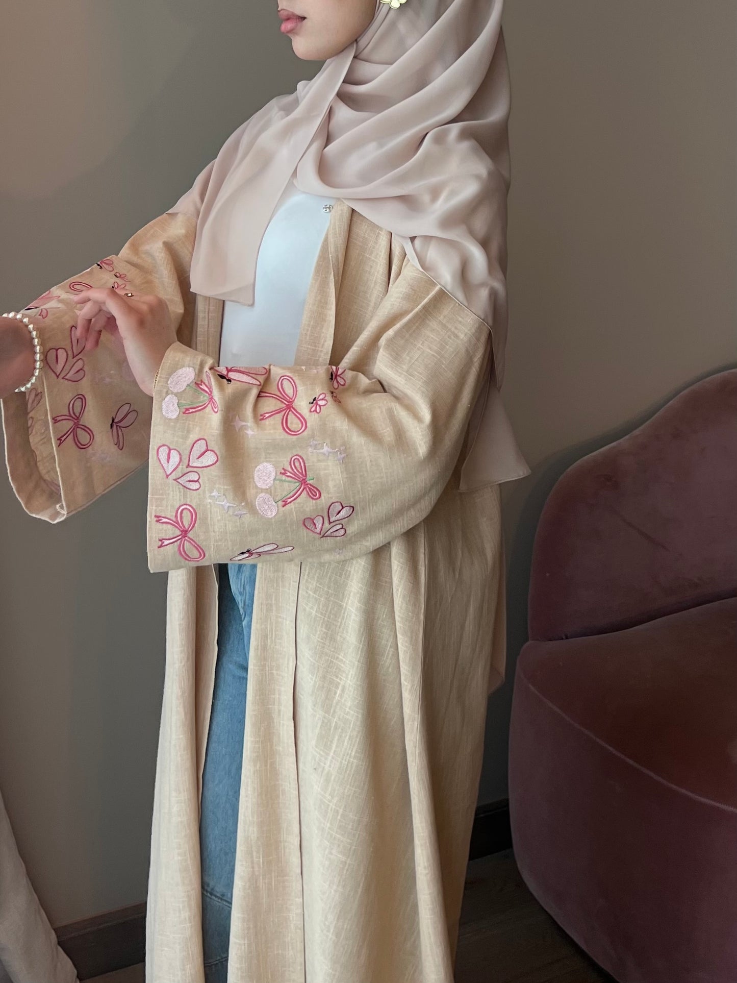 linen abaya (limited edition)