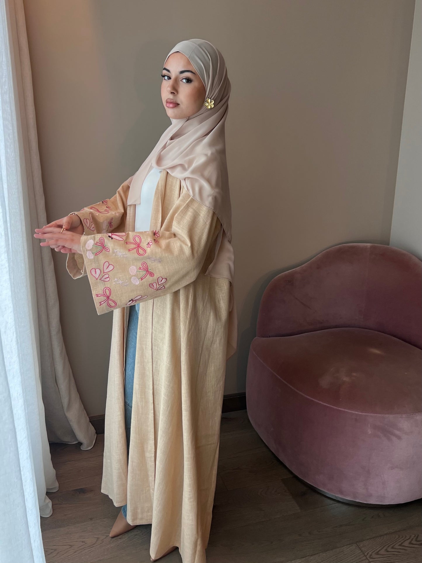 linen abaya (limited edition)