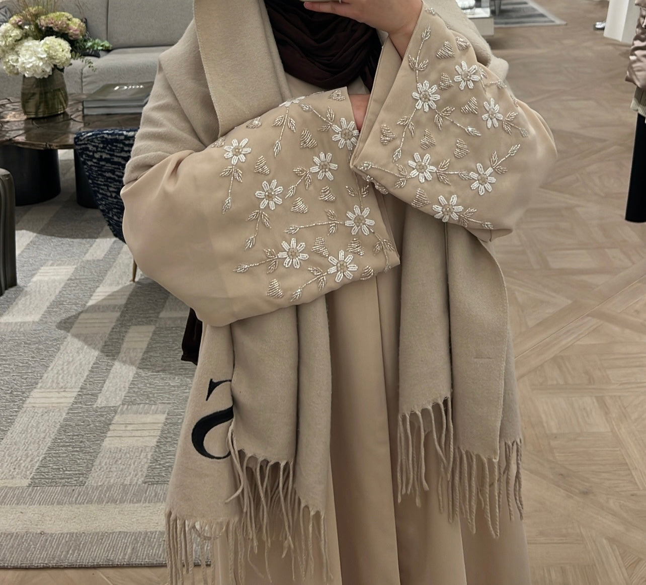Warda abaya set