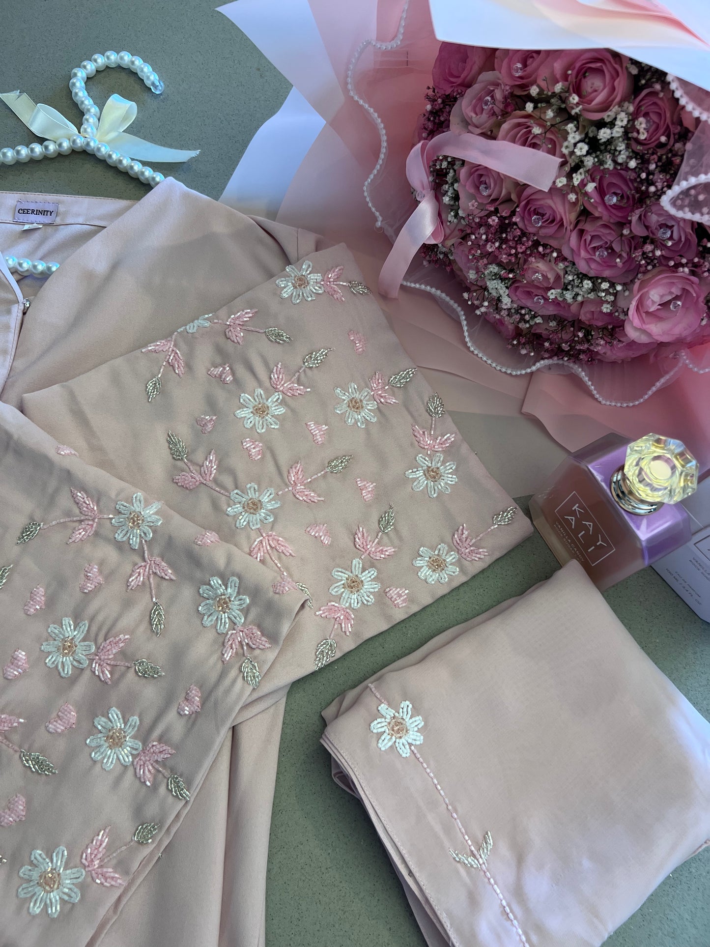Warda abaya set