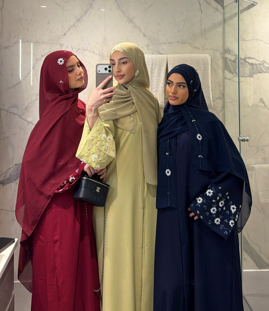 Warda abaya set