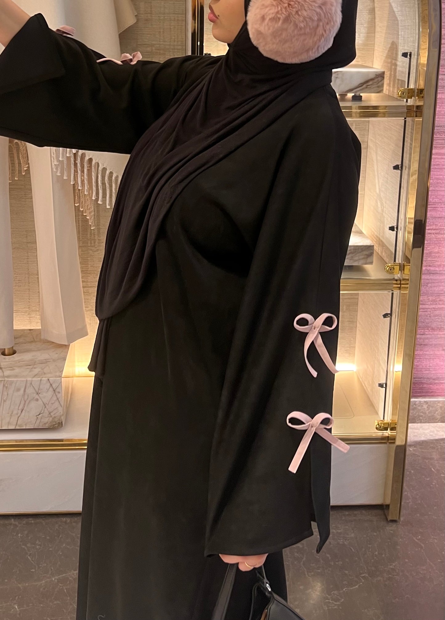 Ribbon abaya